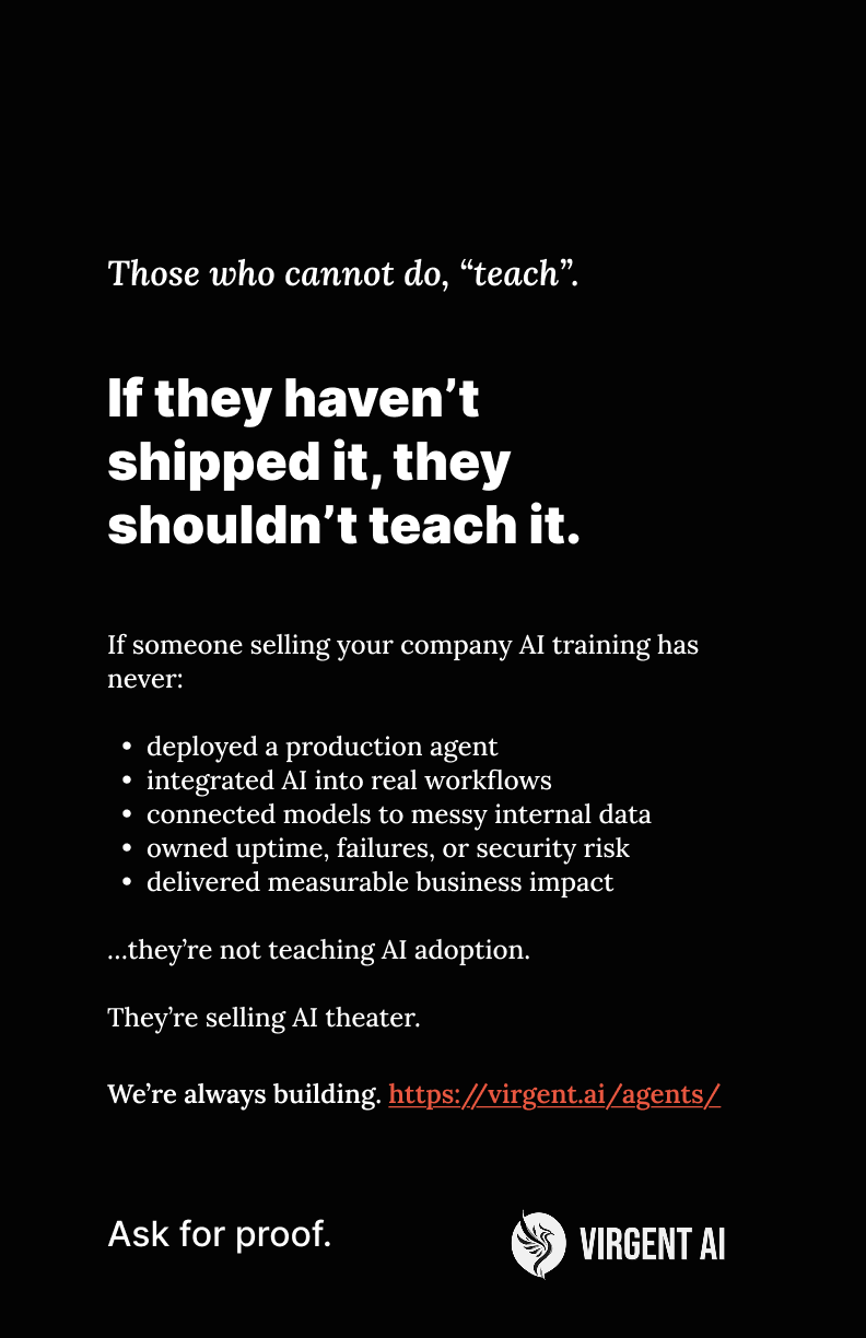 If they haven't shipped it, they shouldn't teach it.